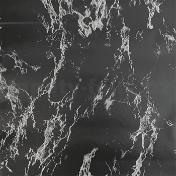 Samolepiace tapety mramor čierno-strieborný 45 cm x 10 m